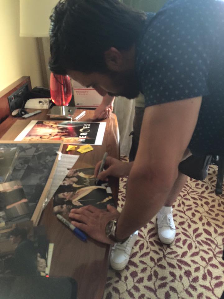 Milo Ventimiglia signing